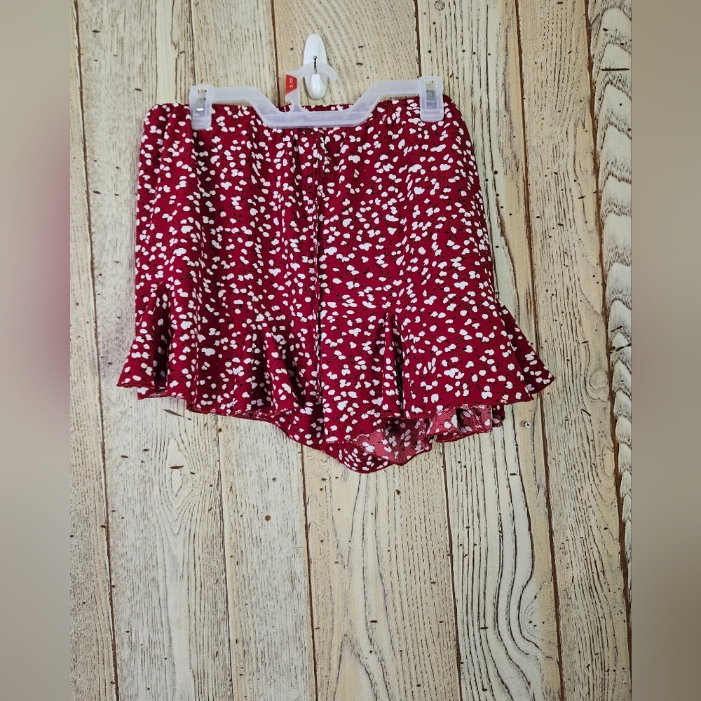 Red skort size 3X